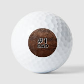 Balles De Golf #1 Papa aspect cuir (Recto)