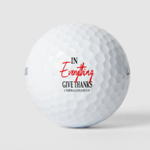 Balles De Golf 1 Thessaloniciens 5:18 En tout ce qui rend grâce..