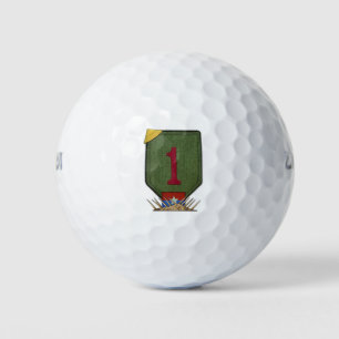 Balles De Golf 1ère infanterie grand rouge 1 un vietnam zone de g