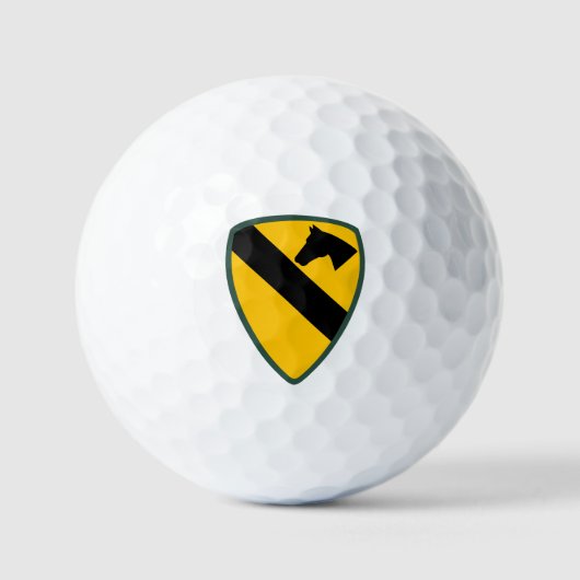 Balles De Golf 1re division de cavalerie Patch (Recto)