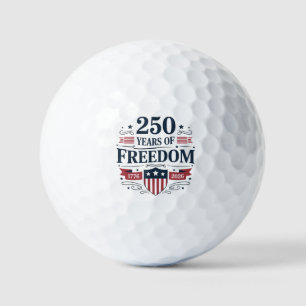 Balles De Golf 250 Ans De Liberté 1776 2026 250e 4 Juillet