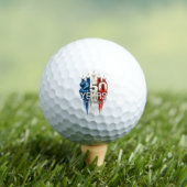 Balles De Golf 250 Years American Flag 250th Anniversary (T-shirt Insitu)