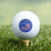Balles De Golf 250e anniversaire des États-Unis (T-shirt Insitu)