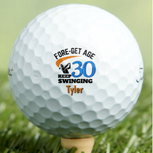 Balles De Golf 30e Anniversaire Golf Balls 30 Ans Drôle Cadeau Bl