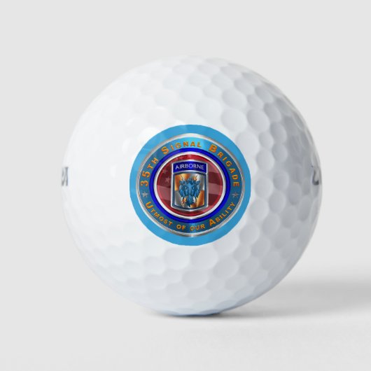 Balles De Golf 35e brigade des transmissions aéroportée (Devant)