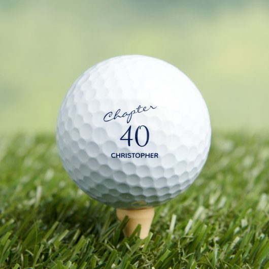 Balles De Golf 40e anniversaire (T-shirt Insitu)