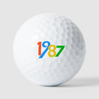 Balles De Golf 40e anniversaire Vintage 1987 – 40 ans drôle Bi