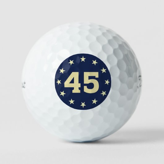 BALLES DE GOLF "45" (Recto)