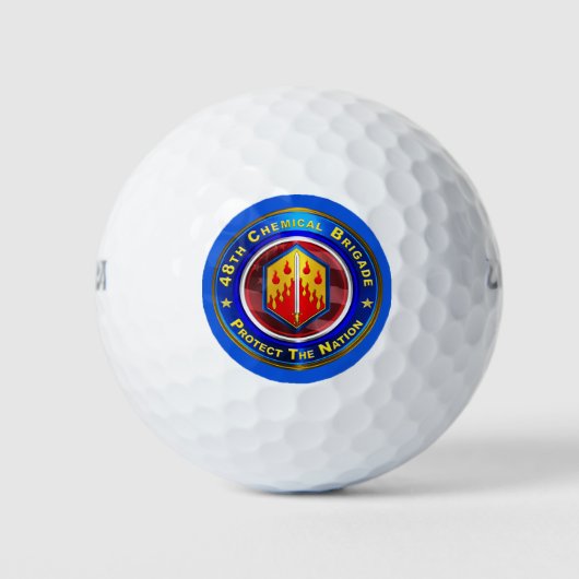 Balles De Golf 48e brigade chimique "Proven In Battle" (Devant)