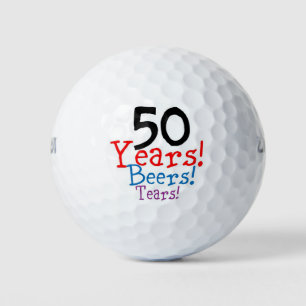 Balles De Golf 50 Ans Bières Larmes