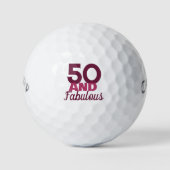 Balles De Golf 50 ans et fabuleux  (Devant)