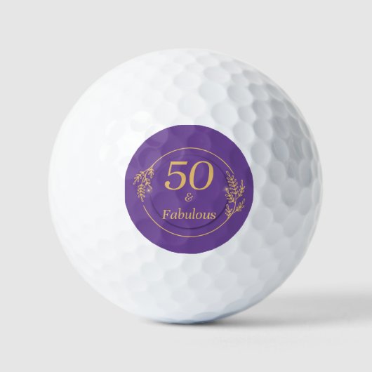 Balles De Golf 50 et fabuleux (Recto)