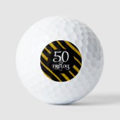 Balles De Golf 50 et Fabulous Black and Gold (Recto)