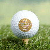 Balles De Golf 50e anniversaire du Mariage - Peut modifier la cou (T-shirt Insitu)