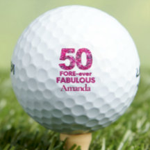 50e Anniversaire Golfer Cadeau, FORE-ever 50 & Fab