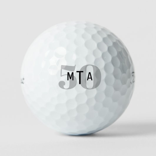 Balles De Golf 50e anniversaire Monogramme Titleist Pro V1 II (Recto)