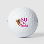 Balles De Golf 50th Birthday  Labrador gift (Devant)