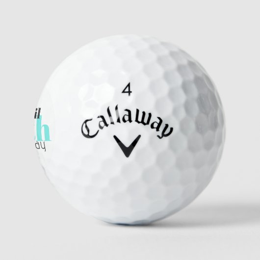 Balles De Golf 50th  Turquoise Personalized Titleist Pro V1 (Logo)