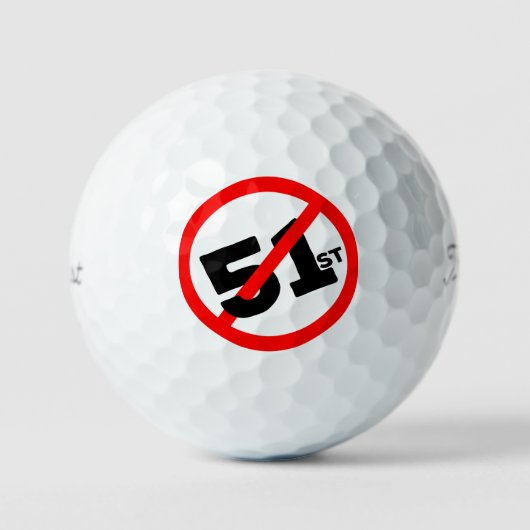 Balles De Golf 51e État Aucun moyen (Recto)