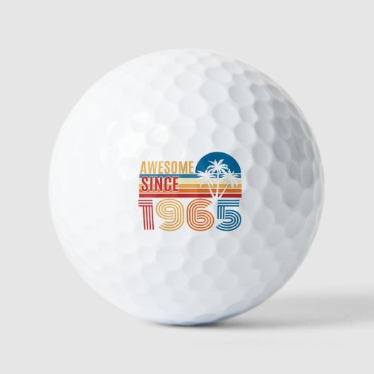 BALLES DE GOLF 60E ANNIVERSAIRE (Recto)
