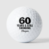 Balles De Golf 60e anniversaire Faveurs toujours changeantes avec (Recto)