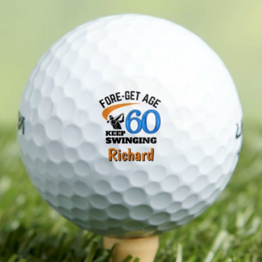 Balles De Golf 60e anniversaire pour papa - 60 ans Cool cadeau bl