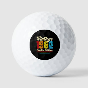 Balles De Golf 60e anniversaire Vintage 1962 Edition limitée