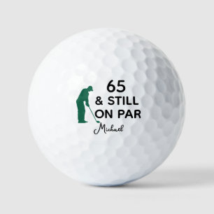 Balles De Golf 65e anniversaire Funny Custom Golf Ball avec nom