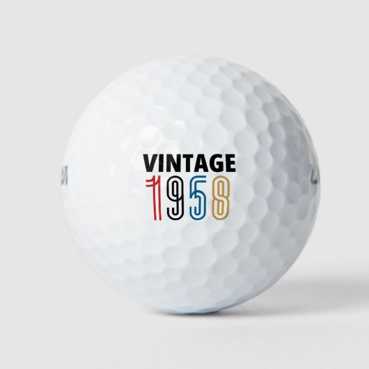 Balles De Golf 65e anniversaire T-shirt (Devant)