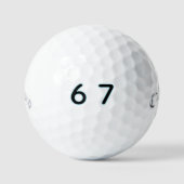 Balles De Golf 6 7 Six Seven Épique  (Recto)