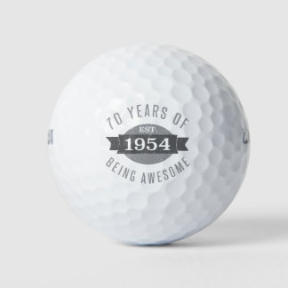 Balles De Golf 70e anniversaire Awesome 1954