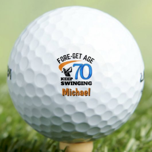 Balles De Golf 70e Anniversaire Pour Mari - 70 Ans Classique Cade