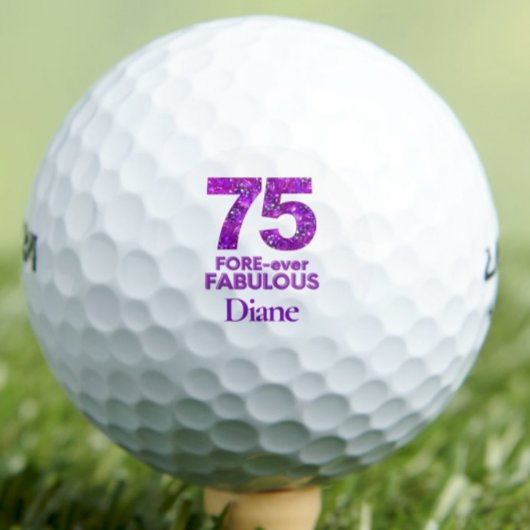 Balles De Golf 75 AVANT-jamais cadeau fabuleux pour ami, Chic Flo