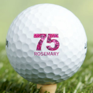 Balles De Golf 75e cadeau d'anniversaire pour maman - Elegant Pin