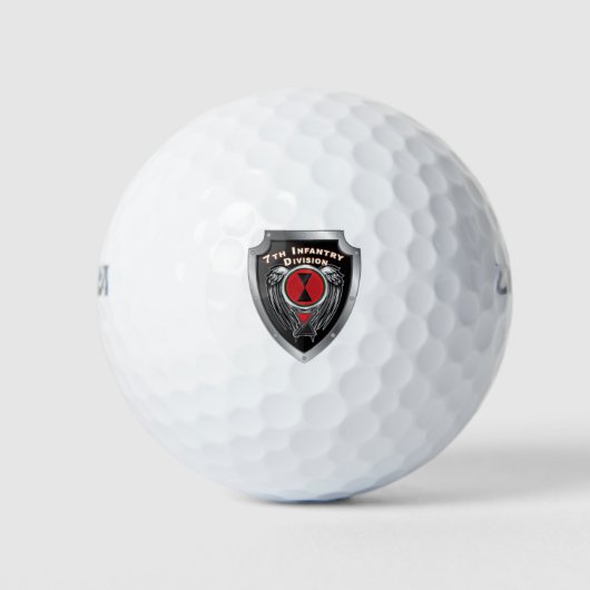 Balles De Golf 7e division d'infanterie « Division Bayonet » (Devant)