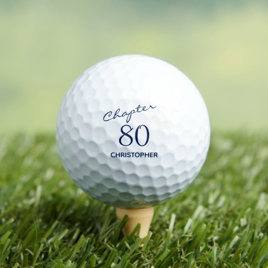 Balles De Golf 80e anniversaire (T-shirt Insitu)