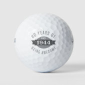 Balles De Golf 80e anniversaire Awesome 1944 (Devant)