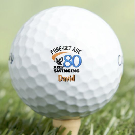 Balles De Golf 80e cadeau de golf pour l'ancien CoWorker - Contin
