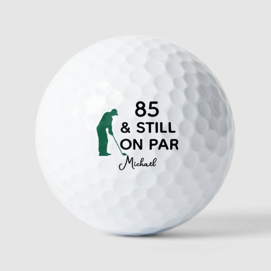 Balles De Golf 85e anniversaire Funny Custom Golf Ball avec nom (Recto)