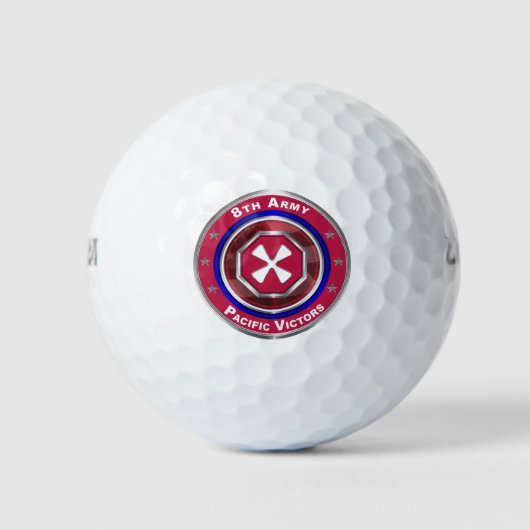 Balles De Golf 8e armée “Vainqueurs du Pacifique” (Devant)