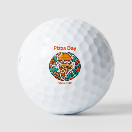 Balles De Golf 9 février - Pizza Day (Devant)