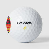 Balles de golf à impression géométrique du sud-oue (Logo)