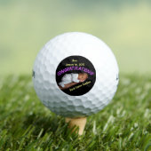Balles De Golf À la naissance de votre bébé fille Golf Ball Keeps (T-shirt Insitu)