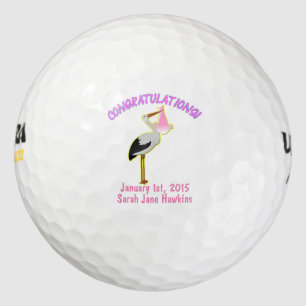 Balles De Golf À la naissance de votre bébé - Golf Ball Keepsaké