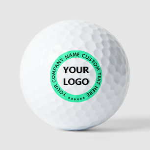 Balles de golf à logo personnalisé Exemple Texte p