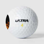 Balles de golf à monogramme Flames pour hommes (Logo)