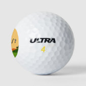 Balles de golf à thème drôle et panoramique Golf 2 (Logo)
