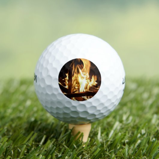 Balles De Golf A travers les flammes (T-shirt Insitu)