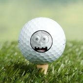 Balles de golf à visage terrifié drôle (T-shirt Insitu)