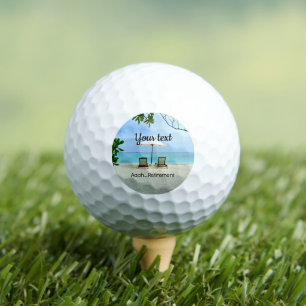 Balles De Golf Aaah... MODÈLE de retraite
